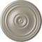 Ekena Millwork Reece Ceiling Medallion (Fits Canopies up to 6 3/4"), Hand-Painted Pearl White, 21"OD x 1 1/4"P CM21REPWS - alternate 1